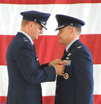 Col Gibson's medal