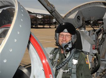 Clepper gets orientation ride